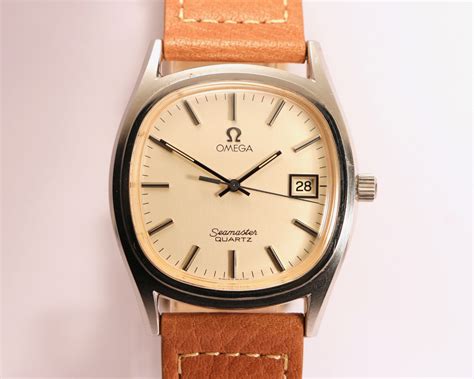 omega seamaster quartz date|omega seamaster quartz vintage price.